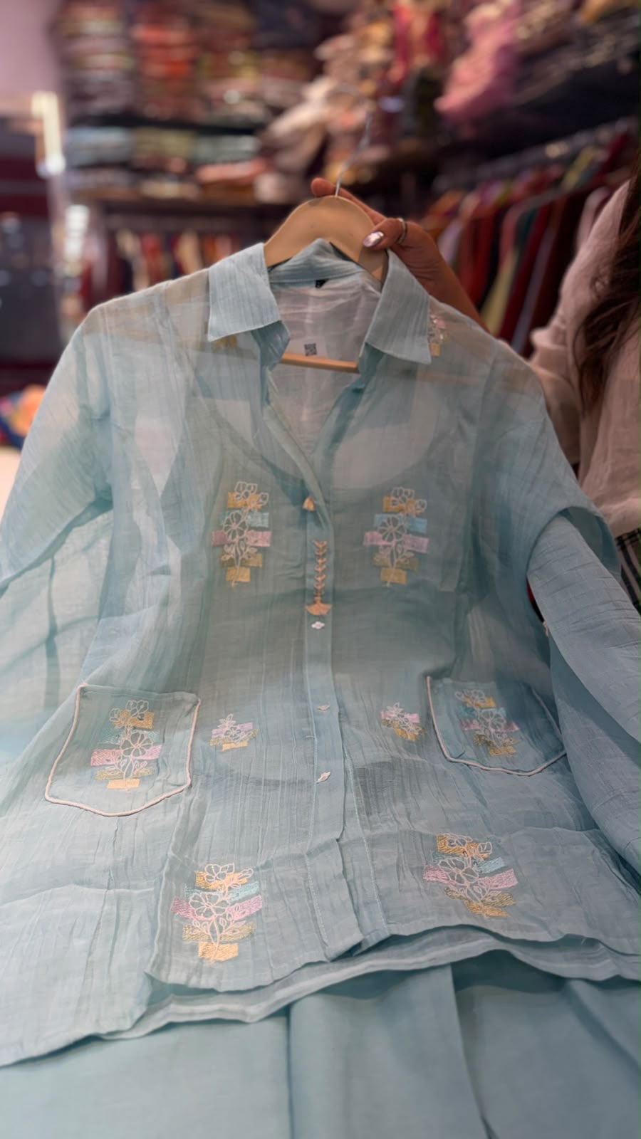 Pastel in Practice – Mul Chanderi Co-ord Set