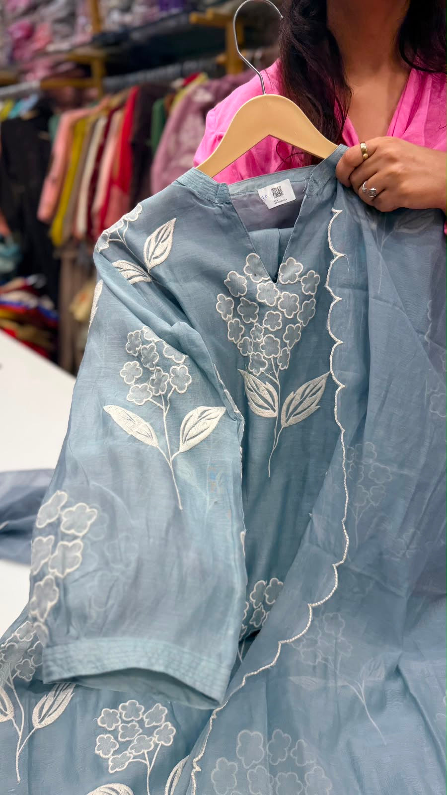 Flora Bloom – Aliya Inspired Mul Chanderi Edit