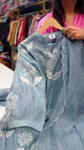 Flora Bloom – Aliya Inspired Mul Chanderi Edit