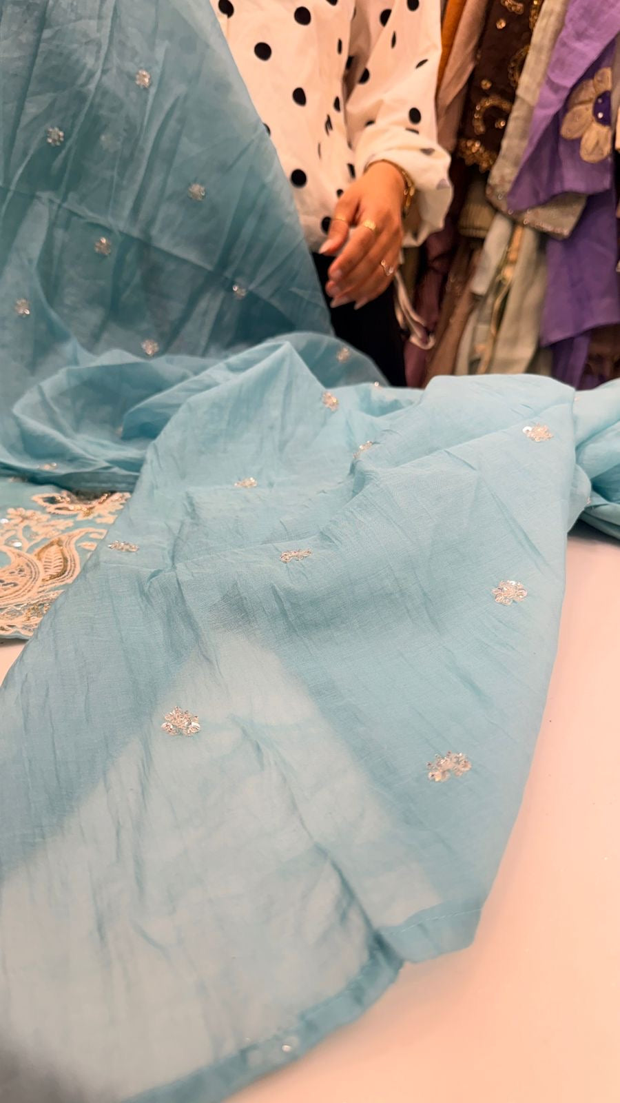 Featherlight Mul Chanderi Story