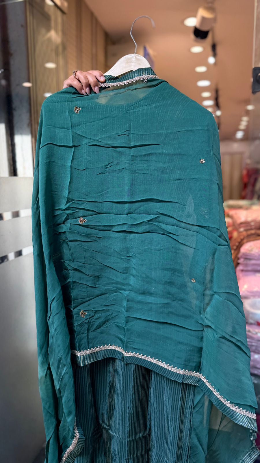 Zariya Noor Mul Chanderi Set
