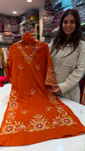A Garden Set Ablaze – Embroidered Suit Set