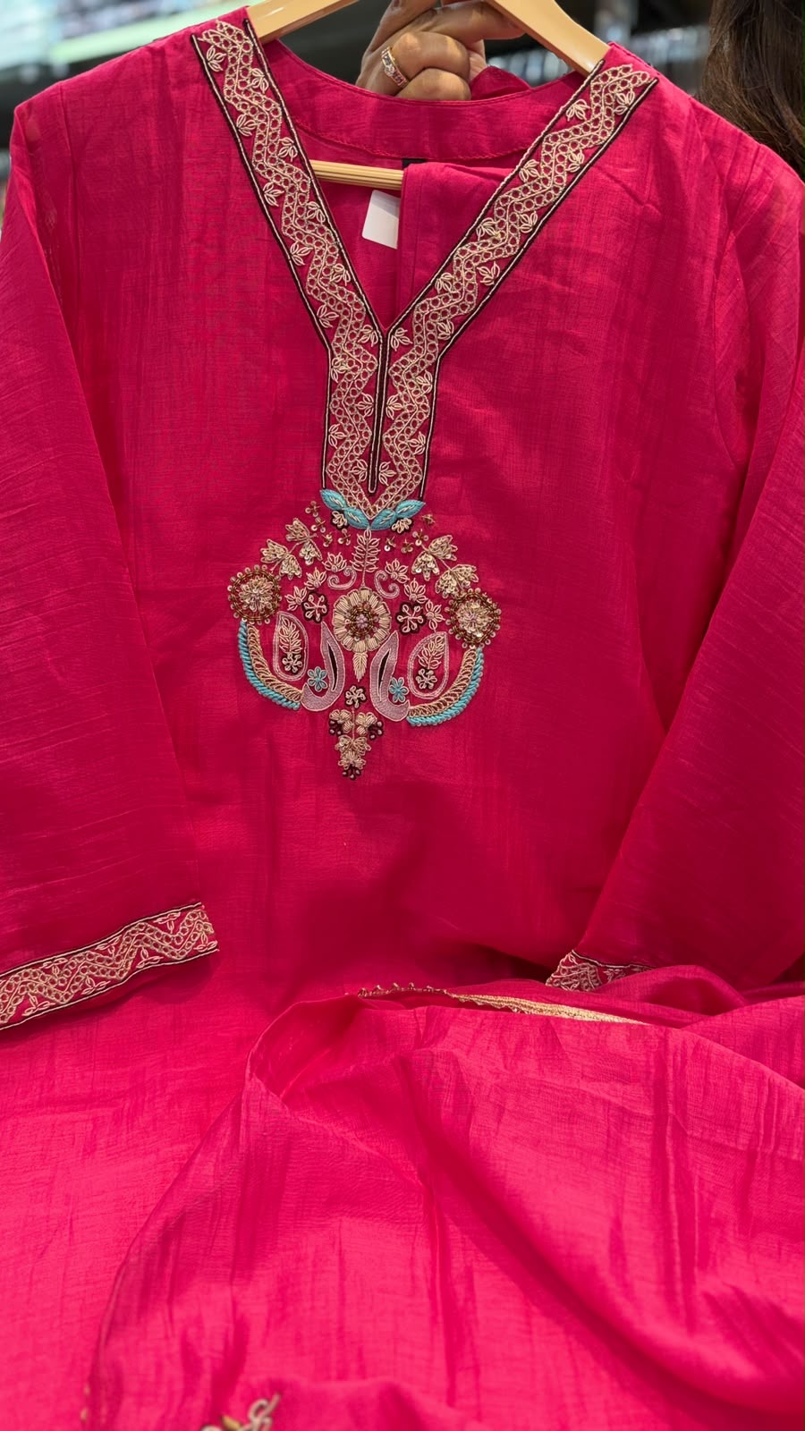 The Heritage Luxe – Mul Chanderi Suit Set