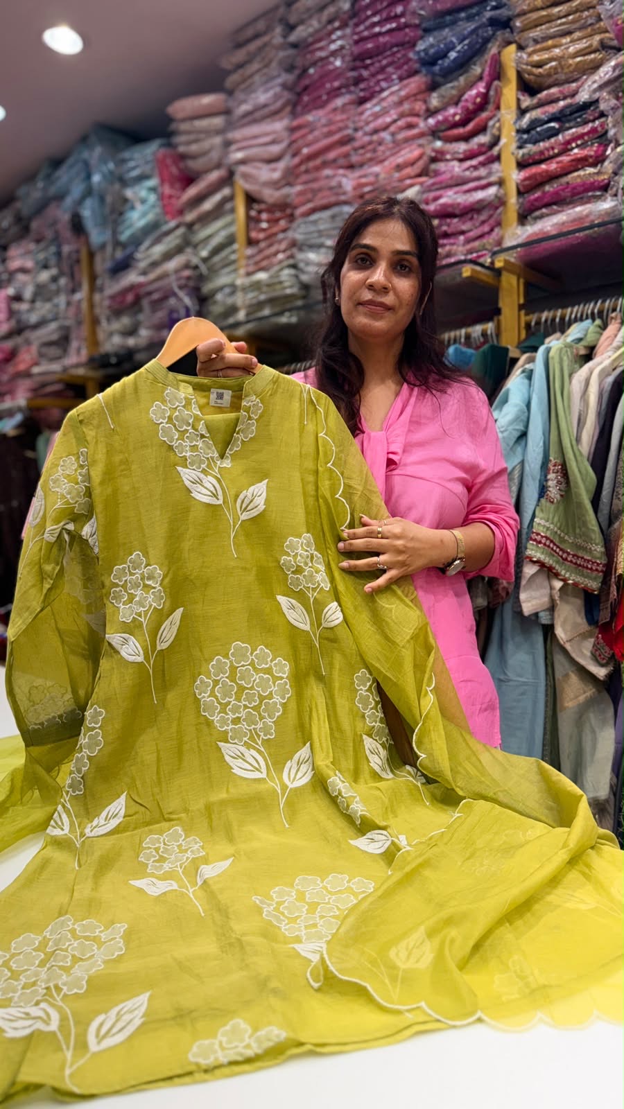 Flora Bloom – Aliya Inspired Mul Chanderi Edit