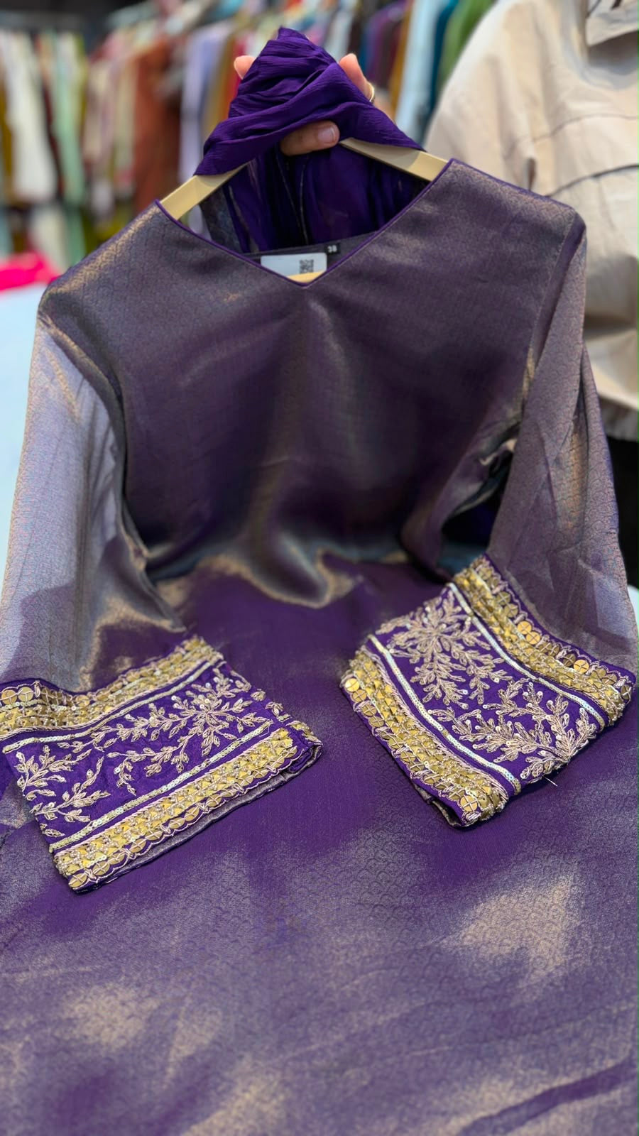 The Purple Hour – Embellished Suit Set