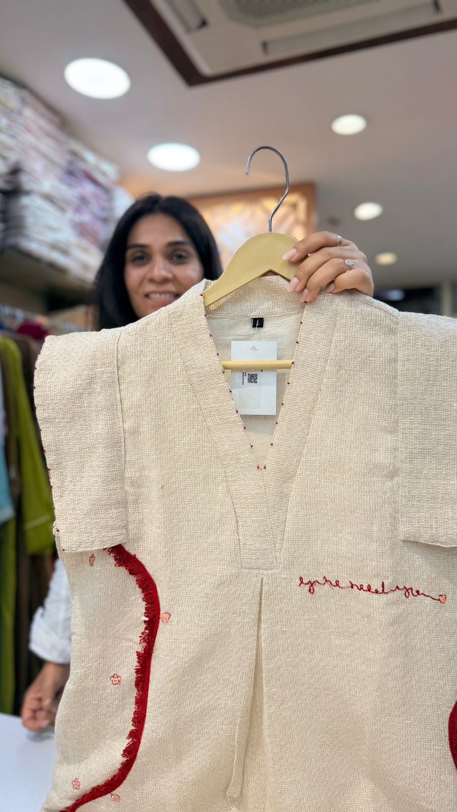 Threads Of Thoughts Ivory Dress