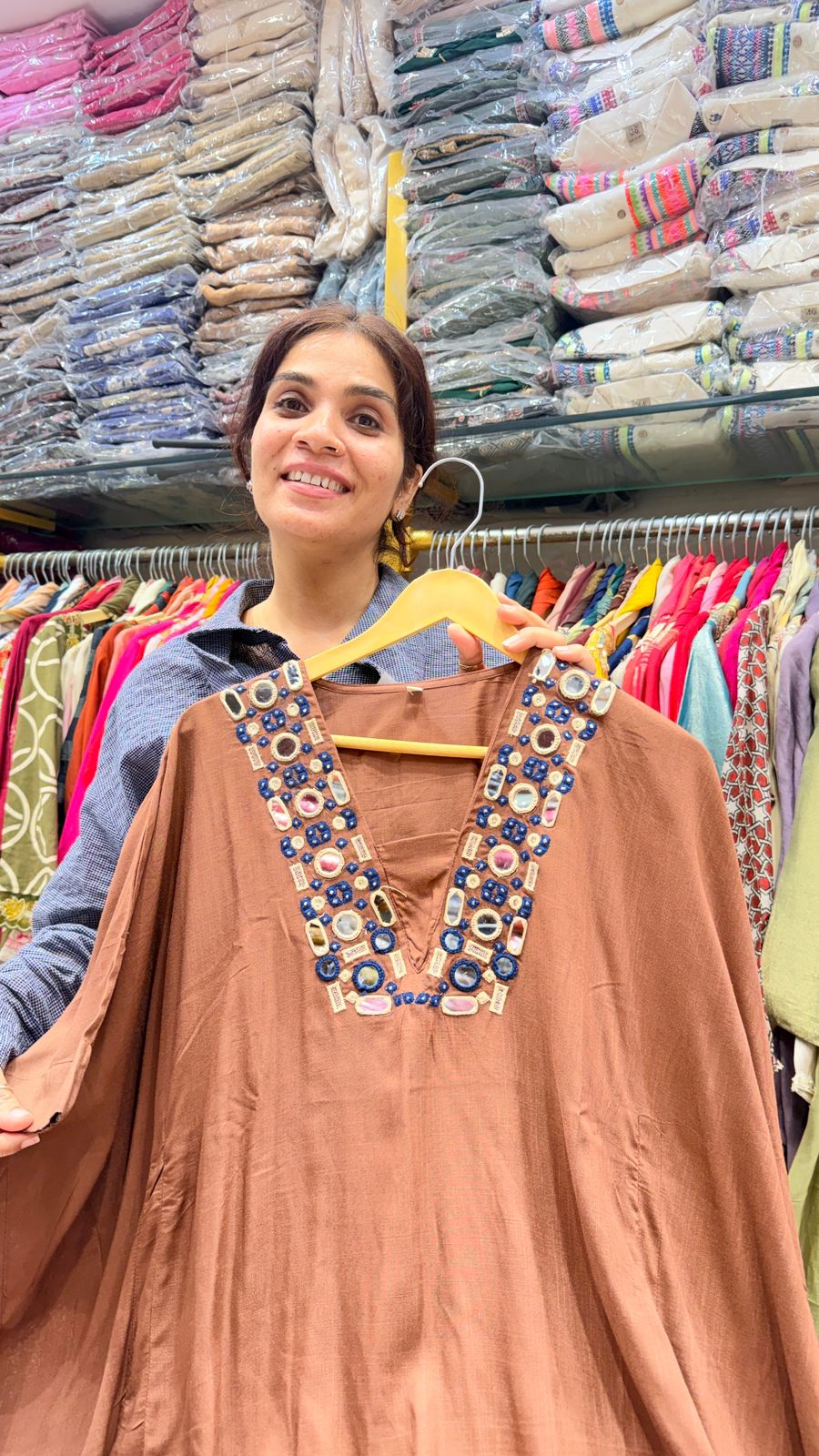 Cocoa Luxe Kaftan Coord