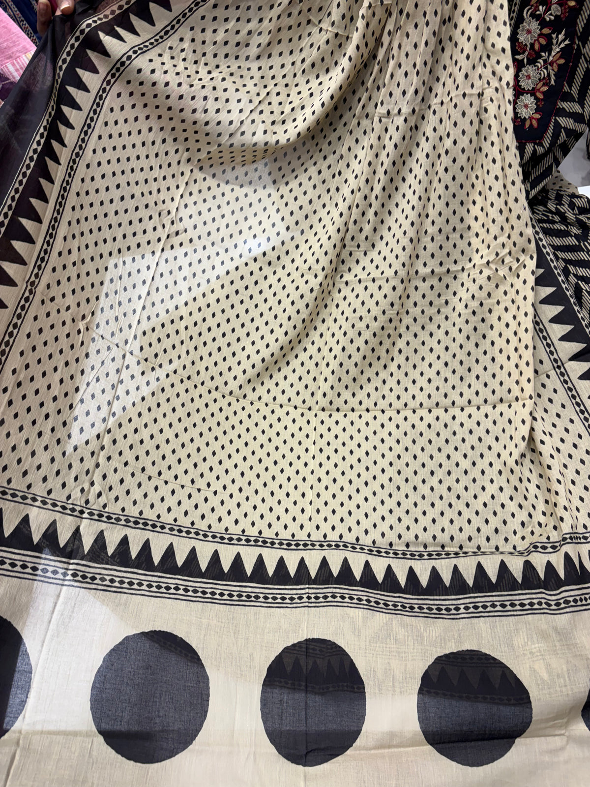 The Chevron Canvas – Printed Flared Anarkali