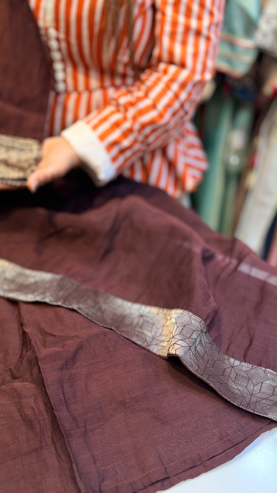 Three Moods, One Look – Mul Chanderi Ghungroo Special