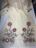 Cocoa Blossom – Embroidered Suit Set
