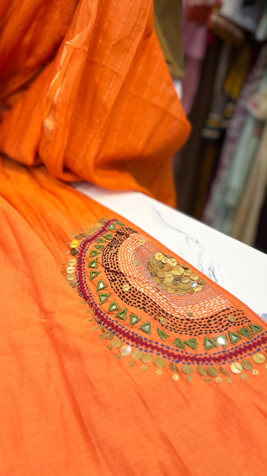 Crafted in Circles - Mul Chanderi Muse