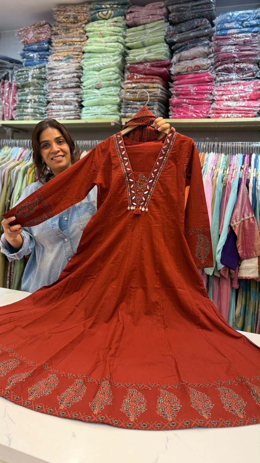 Gaargi Ember Anarkali Set
