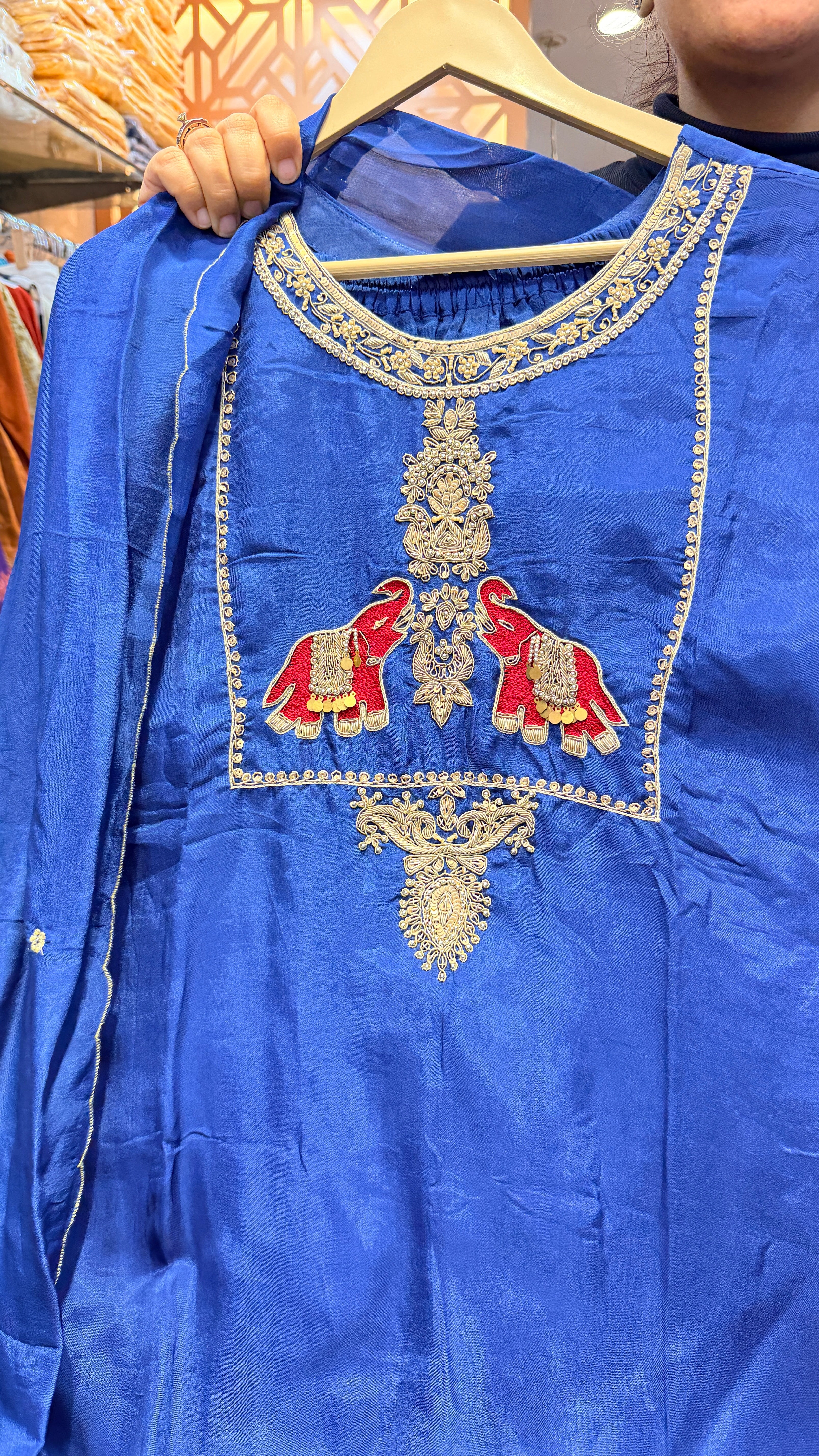 Royal Blue Crepe Divider Set