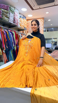 Sunshine Yellow Embroidered Suit Set