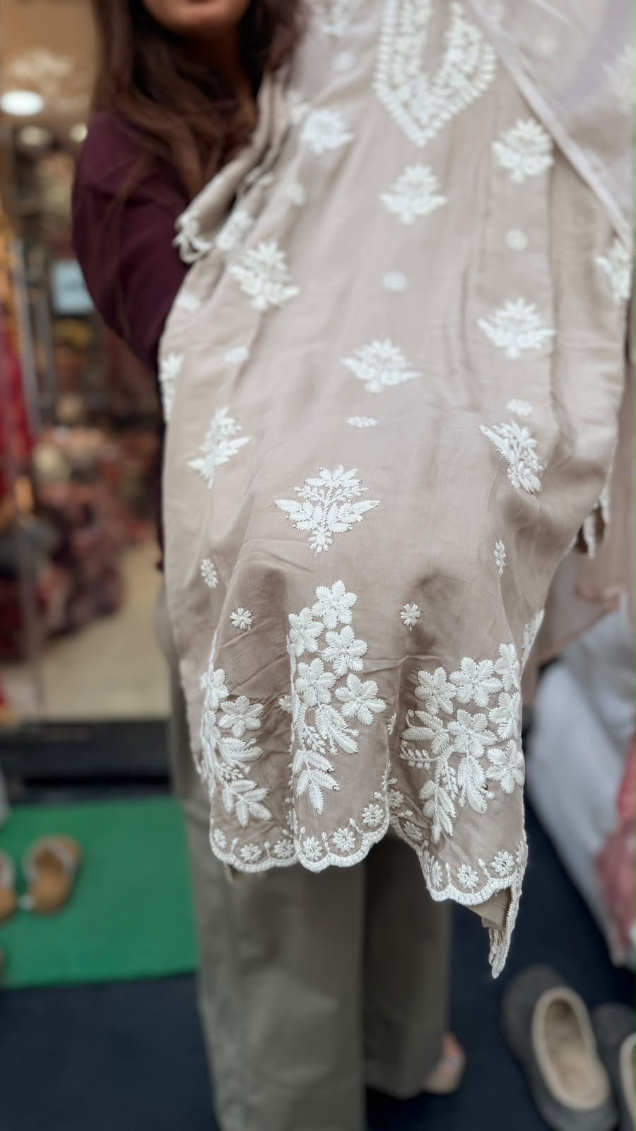 The Art of Soft Elegance – Pure Masleen Embroidered Suit Set