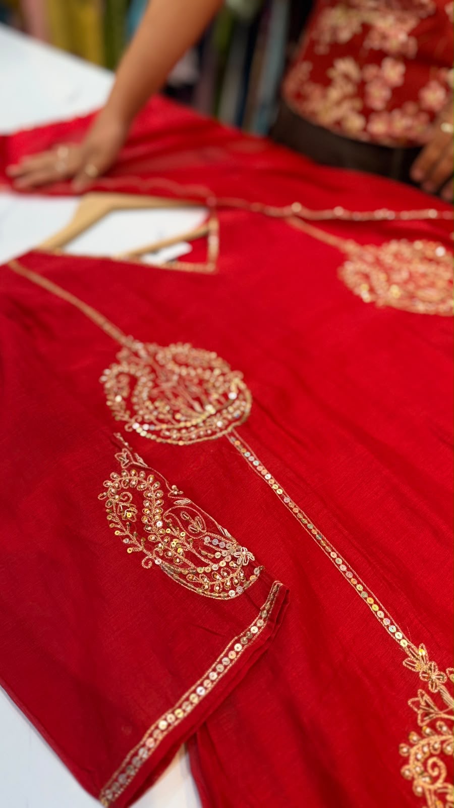 Paisley After Dark – Mul Chanderi Suit Set ✨