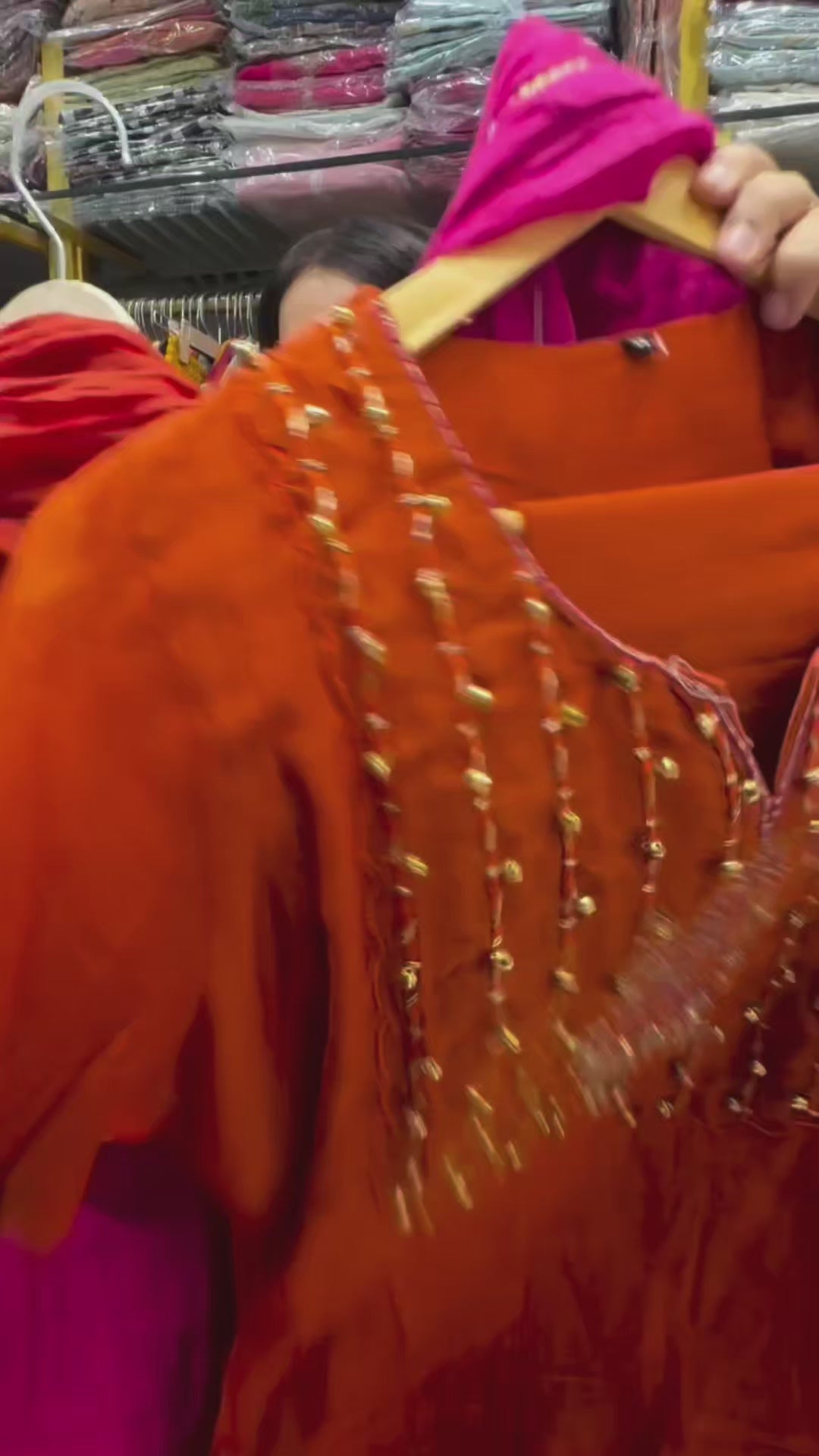 Rust Ghungruu Suit Set