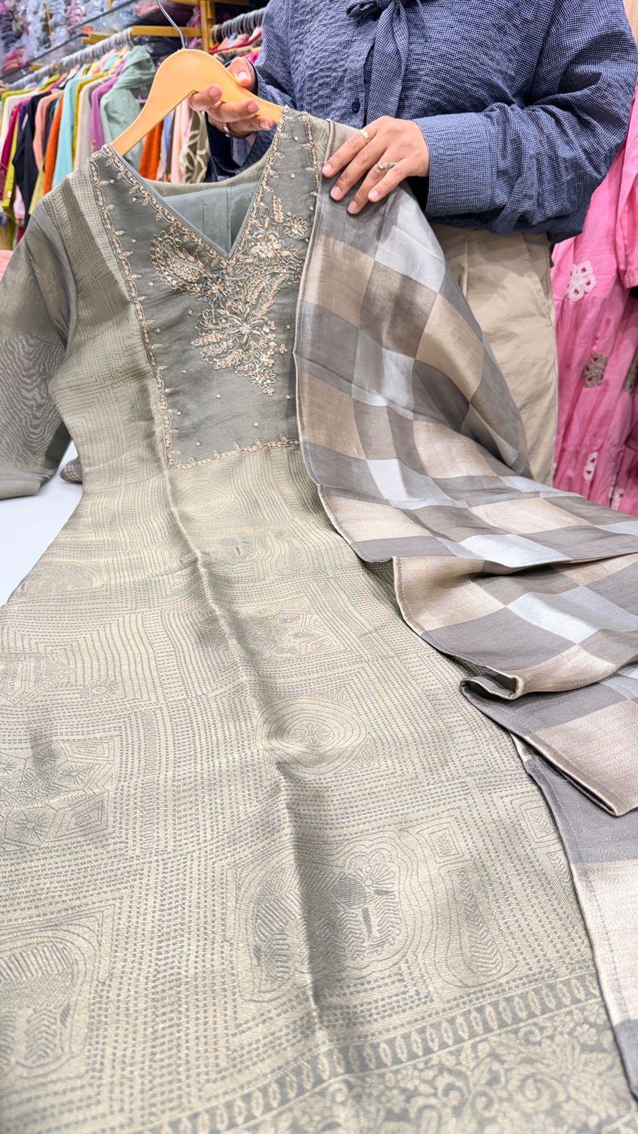 Royal Saga Kanjivaram Silk Suit Set