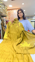 Tree Green Mul Chanderi Suit Set