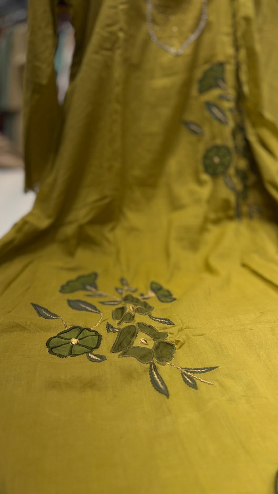 Mustard Meadow Mul Cotton Suit Set
