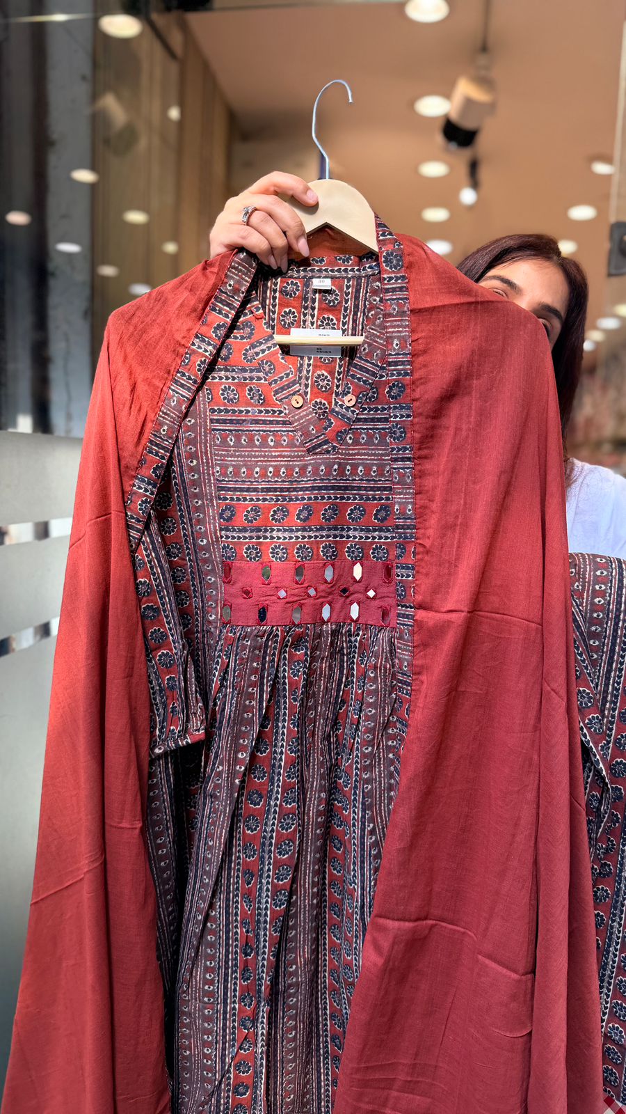 Pure Ajrakh Hand Block Collection