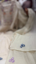 Ivory Blossom Hand Embroidered Suit Set