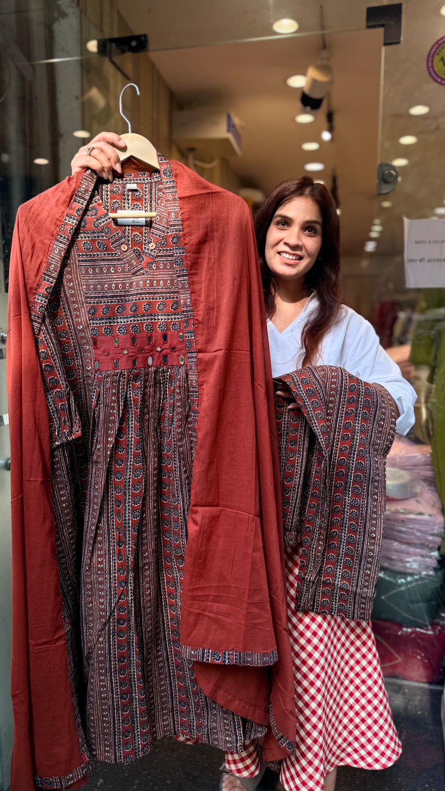Pure Ajrakh Hand Block Collection
