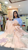 Blush Petal Hand-Embroidered Suit Set