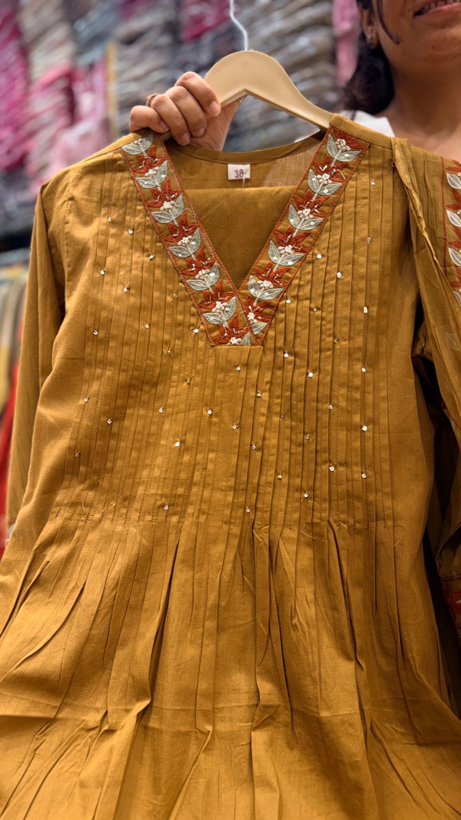 Amber Heritage Embroidered Suit Set
