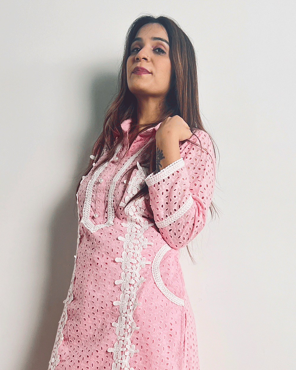 Buy Fashion Paradise Women's Cotton Pathani Suit with Dupatta | Pathani  Kurti Set For Women & Girls (Pack of 1) (XXL, Blue) at Amazon.in